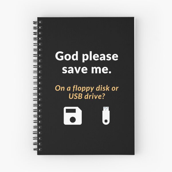 Item preview, God please save me.| On a floppy disk or USB drive? designed and sold by Jasmin's Fashion World.