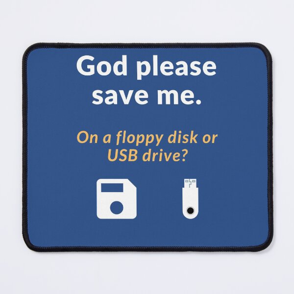Item preview, God please save me.| On a floppy disk or USB drive? designed and sold by Jasmin's Fashion World.
