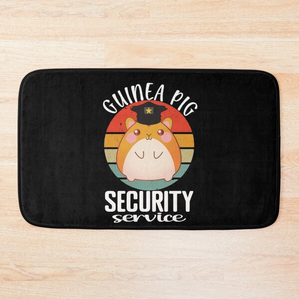 Item preview, Guinea Pig Security Service Cute Guinea Pig Lover Funny Guinea Pig Quote designed and sold by SharpThreadZ.