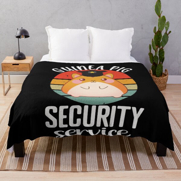 Item preview, Guinea Pig Security Service Cute Guinea Pig Lover Funny Guinea Pig Quote designed and sold by SharpThreadZ.