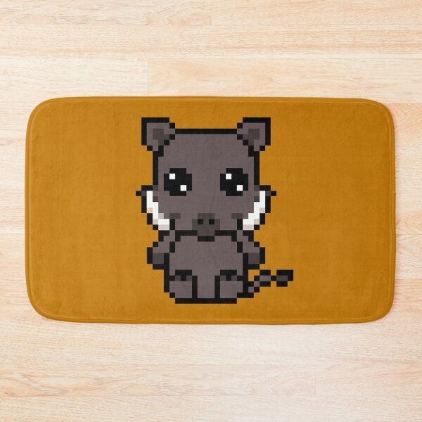 Item preview, Cute Warthog (Chibi Pixel Animal Character) designed and sold by Pixe11y.