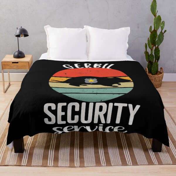 Item preview, Gerbil Security Service Cute Gerbil Lover Funny Gerbil Quote designed and sold by SharpThreadZ.