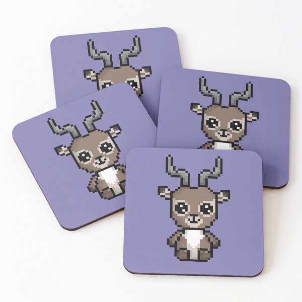 Item preview, Cute Antelope (Chibi Pixel Animal Character) designed and sold by Pixe11y.