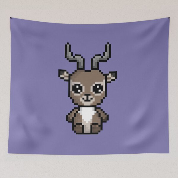 Item preview, Cute Antelope (Chibi Pixel Animal Character) designed and sold by Pixe11y.
