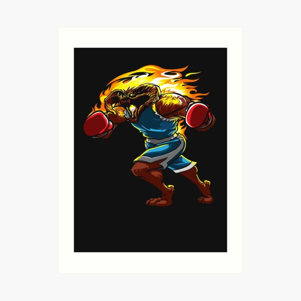 A Balrog cosplays as Balrog Art Print