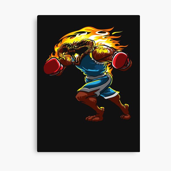 A Balrog cosplays as Balrog Canvas Print