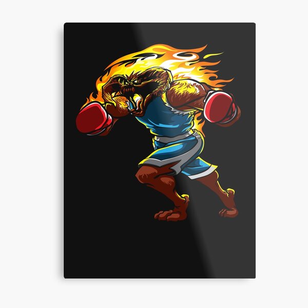 A Balrog cosplays as Balrog Metal Print