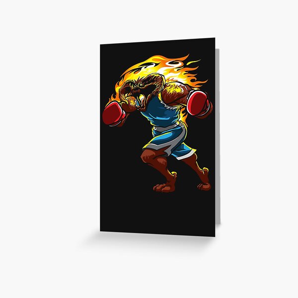 A Balrog cosplays as Balrog Greeting Card