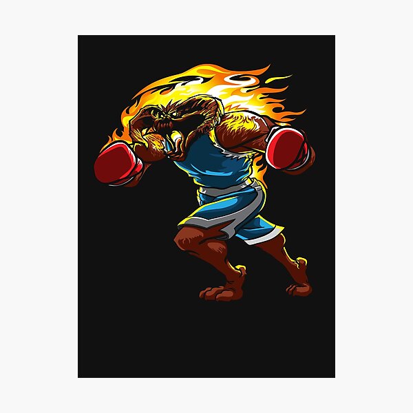 A Balrog cosplays as Balrog Photographic Print