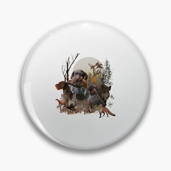 Item preview, German Wirehaired Pointer, hunting season| Perfect Gift designed and sold by devinstegal.