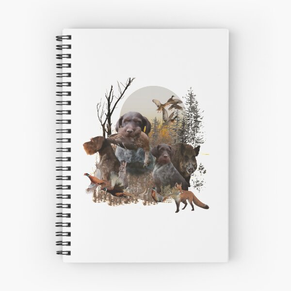 Item preview, German Wirehaired Pointer, hunting season| Perfect Gift designed and sold by devinstegal.