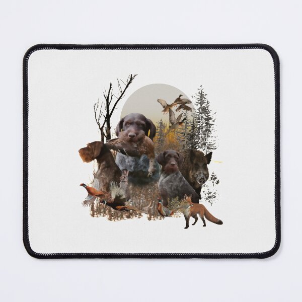 Item preview, German Wirehaired Pointer, hunting season| Perfect Gift designed and sold by devinstegal.