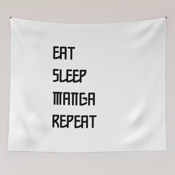 Item preview, Eat Sleep Manga Repeat designed and sold by ErmessThiings.