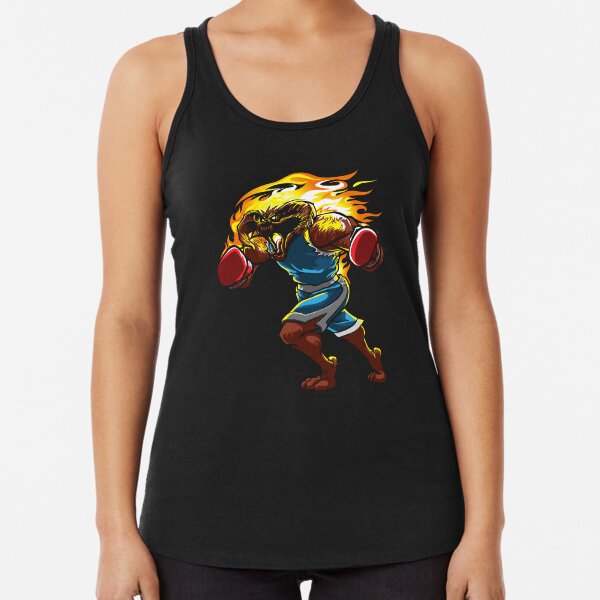 A Balrog cosplays as Balrog Racerback Tank Top