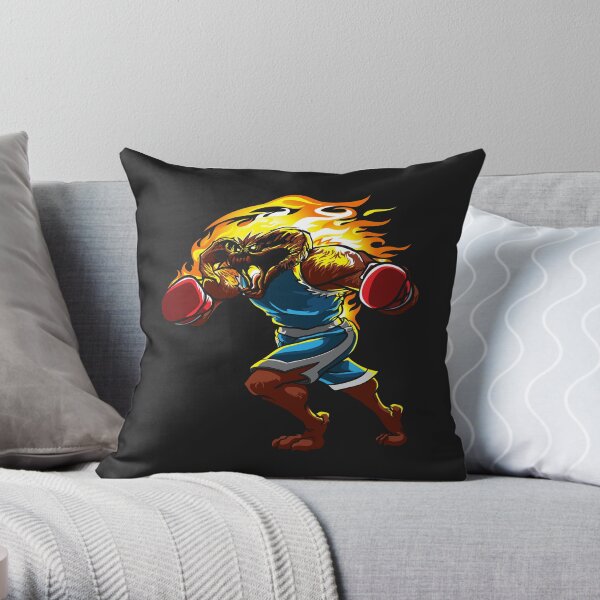 A Balrog cosplays as Balrog Throw Pillow