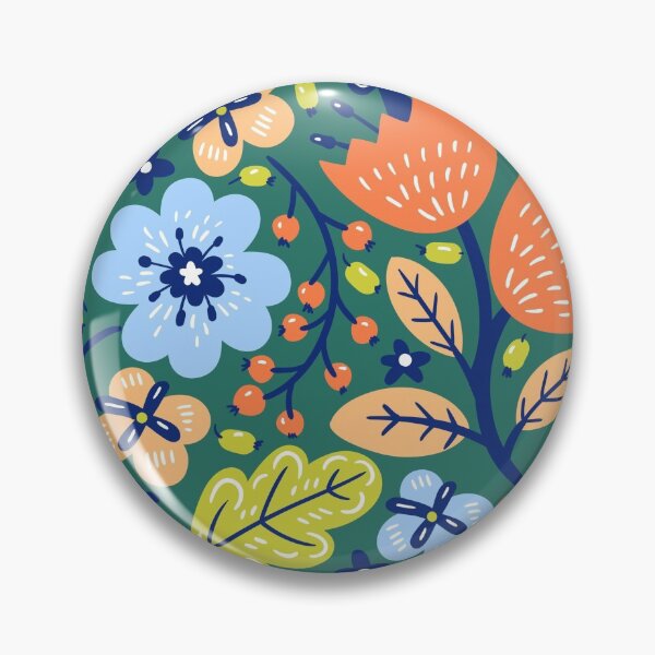 Item preview, Colorful Flowers Pattern designed and sold by InnaPo ⭐⭐⭐⭐⭐.