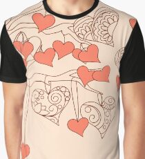 valentine hearts Graphic T-Shirt