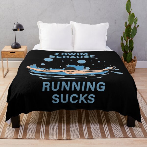 Item preview, I Swim Because Running Sucks designed and sold by franktact.