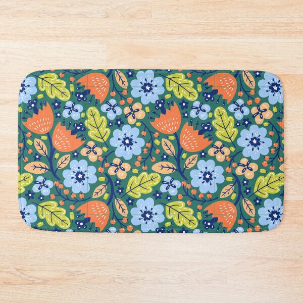Item preview, Colorful Flowers Pattern designed and sold by InnaPo ⭐⭐⭐⭐⭐.