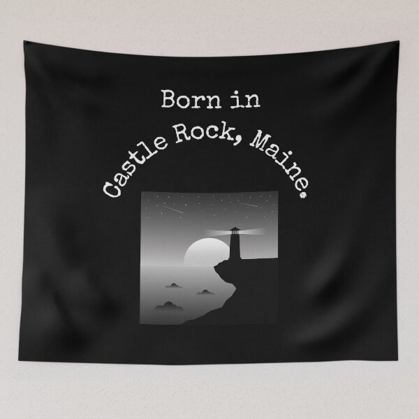 Item preview, Stephen King - Born in Castle Rock (Classic Design) designed and sold by NewHumansDesign.