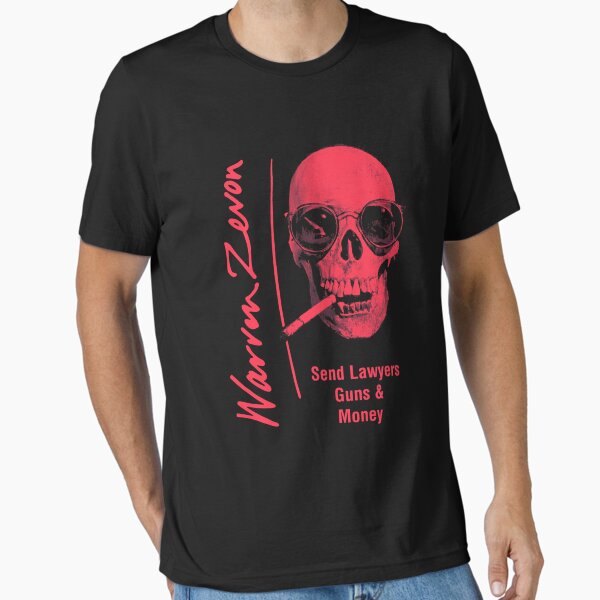 Vista previa del artículo con la obra «Warren Zevon - Envíe abogados, armas y dinero | Regalo perfecto», diseñado y vendido por devinstegal.