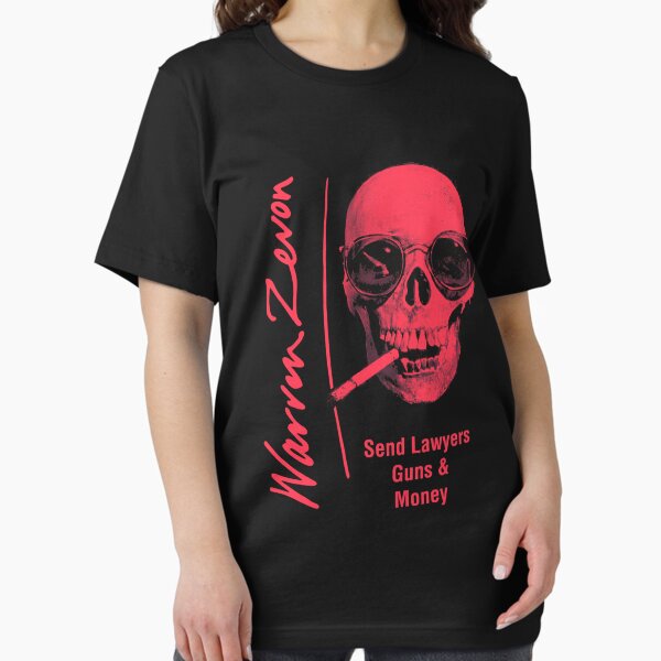 Vista previa del artículo con la obra «Warren Zevon - Envíe abogados, armas y dinero | Regalo perfecto», diseñado y vendido por devinstegal.