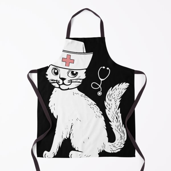Item preview, Nurse cat cute cartoon designed and sold by Stella Clue.