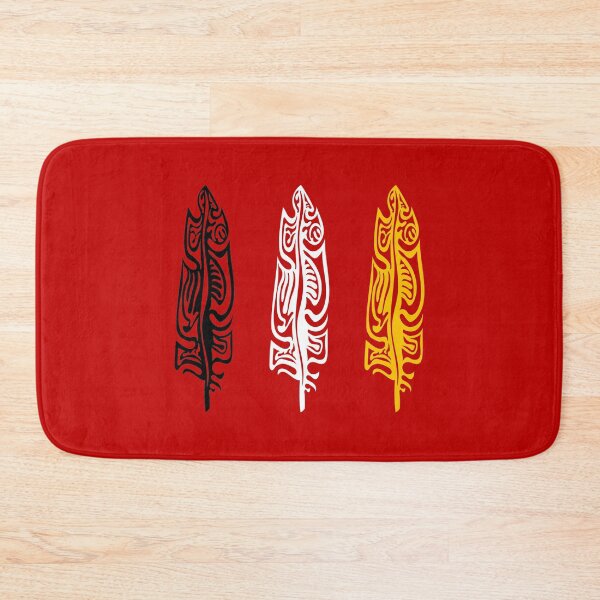 Item preview, Three Feathers Medicine Wheel Colours Indigenous WAWEZHI CANADA designed and sold by WAWEZHI.