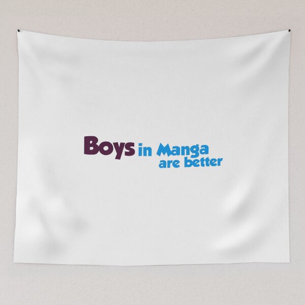Item preview, Boys In Manga are Better designed and sold by ErmessThiings.