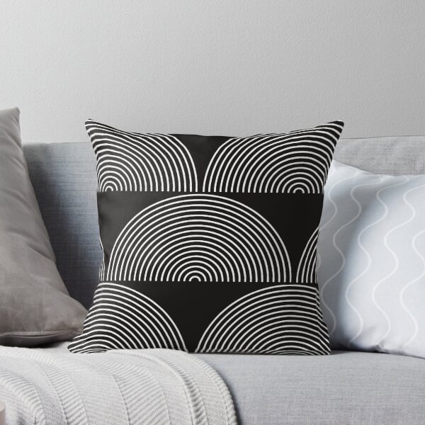 Item preview, Modern graphic pattern in black and white with a nice color effect designed and sold by marina63.