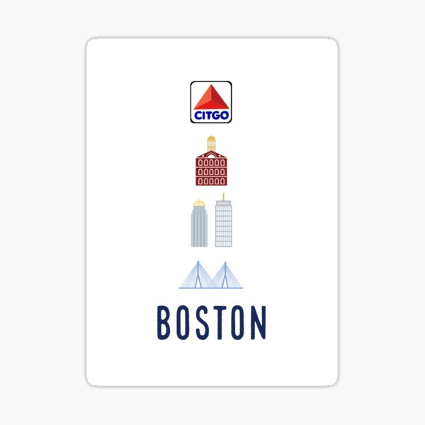 Boston Landmarks Sticker