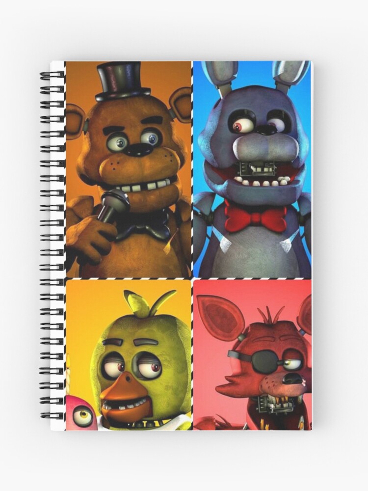 Main Animatronics: FNAF Security Breach Spiral Notebook 