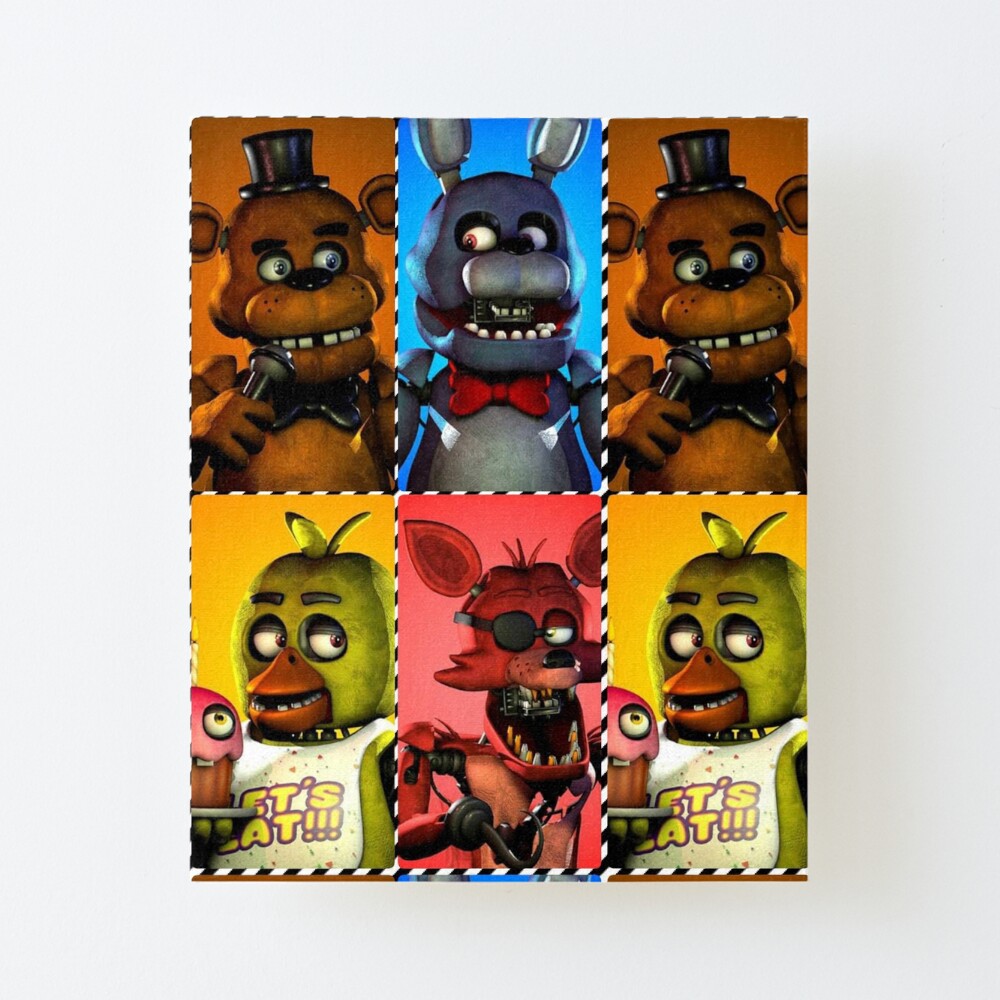 FNAF Gregory as Glamrock Freddy 5x7in Art Print -  Israel