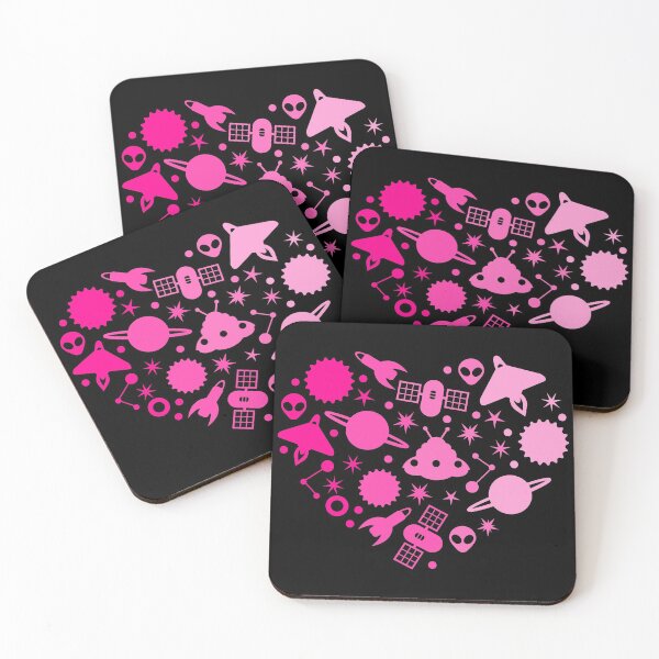 Item preview, alien happy valentines day heart pink  designed and sold by Gossip Rag.