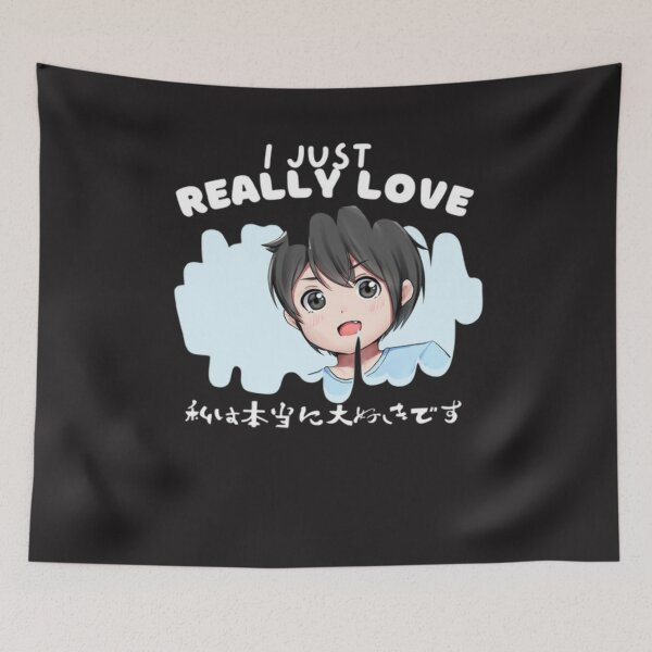 Item preview, I Just Really Love Anime designed and sold by yochatees.