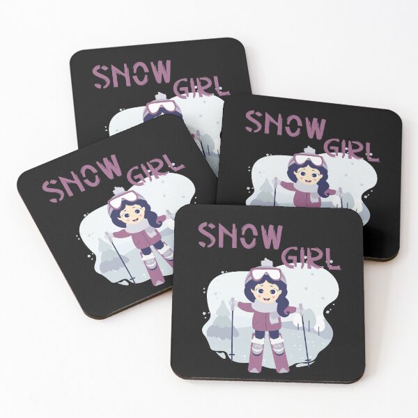 Item preview, Cute Snow Girl Skiing designed and sold by The-Muse.