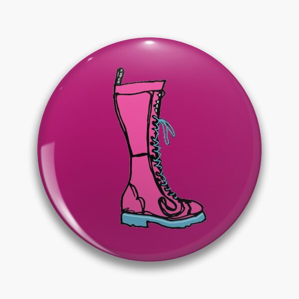 Item preview, Fluevog Zachary Boot Pink designed and sold by anne m bray.
