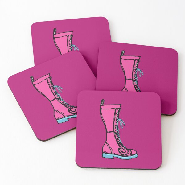 Item preview, Fluevog Zachary Boot Pink designed and sold by anne m bray.