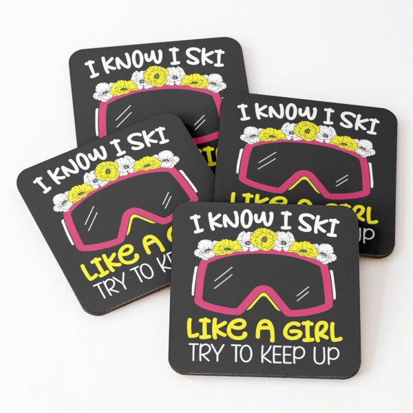 Item preview, Ski girl trying to keep up designed and sold by ClamenTaon.