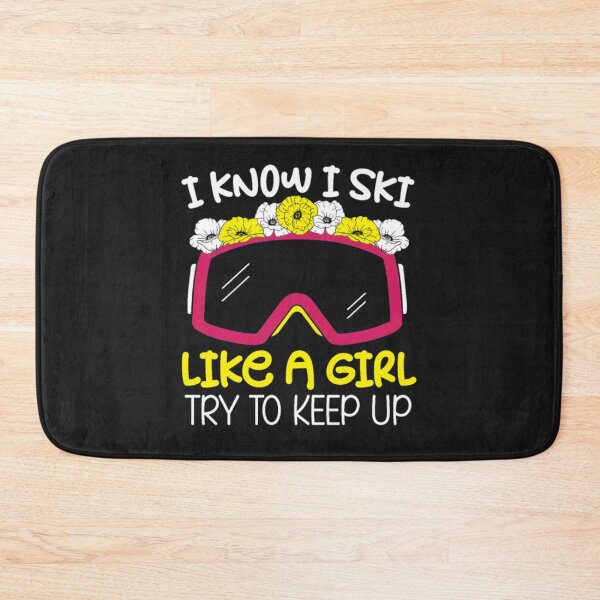 Item preview, Ski girl trying to keep up designed and sold by ClamenTaon.