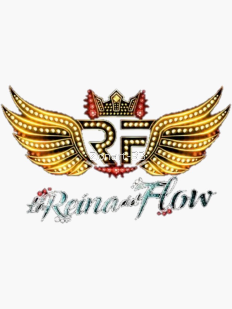 "La Reina Del Flow" Sticker by Zonart33 Redbubble
