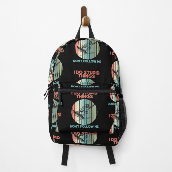Item preview, I Do Stupid Things, Don't Follow Me Snowboarder Expert Jumping designed and sold by The-Muse.