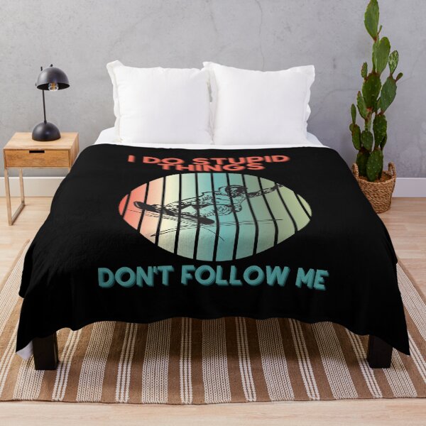 Item preview, I Do Stupid Things, Don't Follow Me Snowboarder Expert Jumping designed and sold by The-Muse.