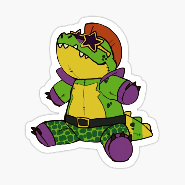 FNAF security breach (gregory and monty plush) - Chibi - Sticker