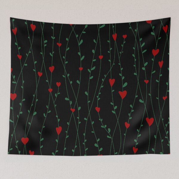Item preview, Valentine's Day Hearts pattern,red,green designed and sold by cutecrazytshirt.
