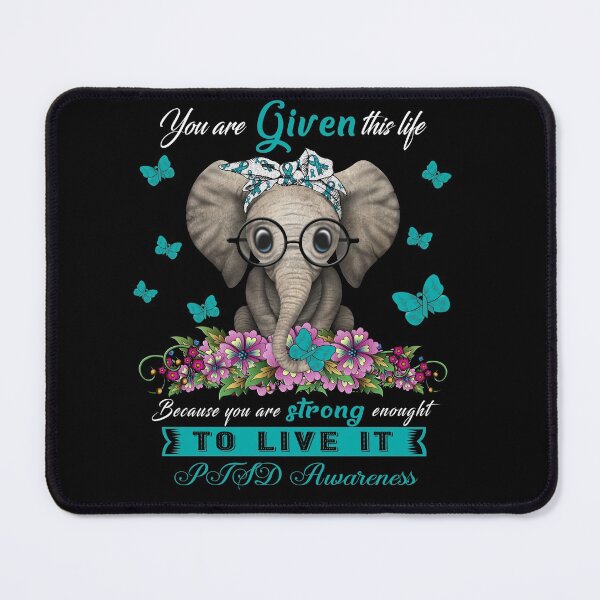Item preview, PTSD Warrior Cute Elephant Lover Gifts designed and sold by Adropine.