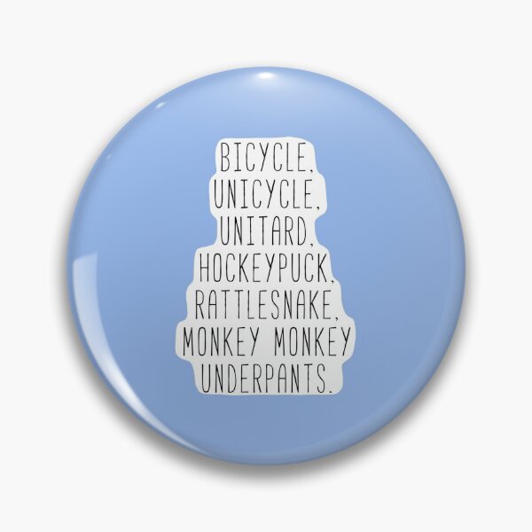 Item preview, Monkey Monkey Underpants Fan Quote Sticker designed and sold by ChristianScharm.
