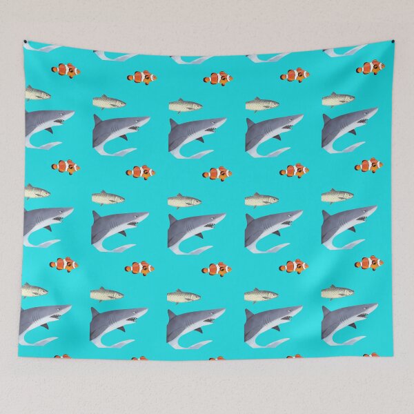 Item preview, Shark and fishes designed and sold by westenfield.
