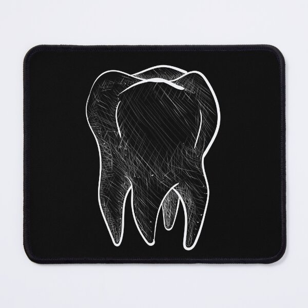 Item preview, White Tooth Instruments Dental Office Teeth Dental Mirror Dentists Toothbrush Dental Hygienists Dental Assistants Stickers designed and sold by Dr.YesOrNo.