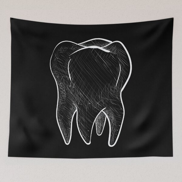 Item preview, White Tooth Instruments Dental Office Teeth Dental Mirror Dentists Toothbrush Dental Hygienists Dental Assistants Stickers designed and sold by Dr.YesOrNo.